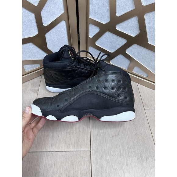 Jordan Air Retro 13 Playoffs 2011  Men Shoes Siz 8.5 Black/Varsity 414571 main image 9